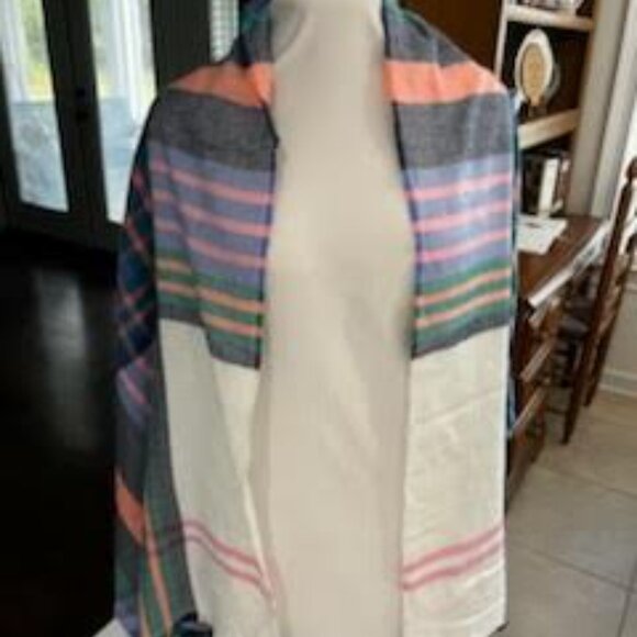 GAP Striped Scarf NWT Accessories Wrap Warm Cozy Soft Colorful - Picture 4 of 8